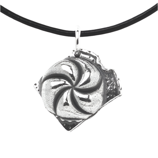 Lebakaassemme Anhänger 925 Silber massiv groß