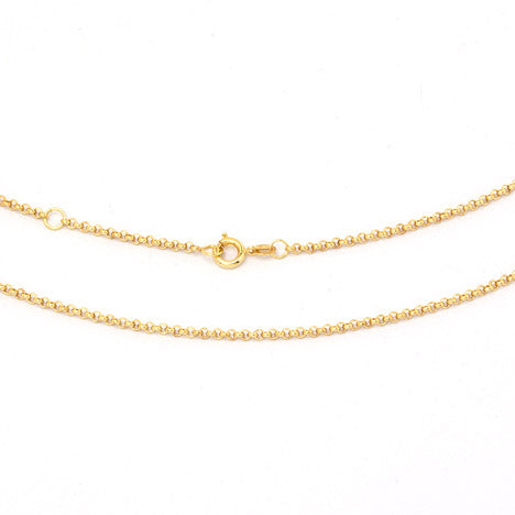 Premium Schmuck-Kette 1 5 mm 45 cm /42 5 cm Double