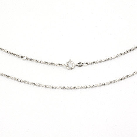 Premium Schmuck-Kette 2 0 mm 50 cm / 45 cm 925 Silber rhodiniert