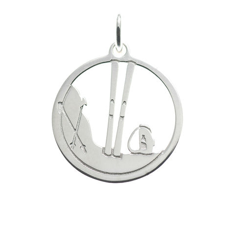 Skitouren-Anhänger 925 Silber