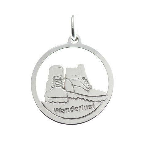 Anhänger Wanderlust 925 Silber ohne Kette