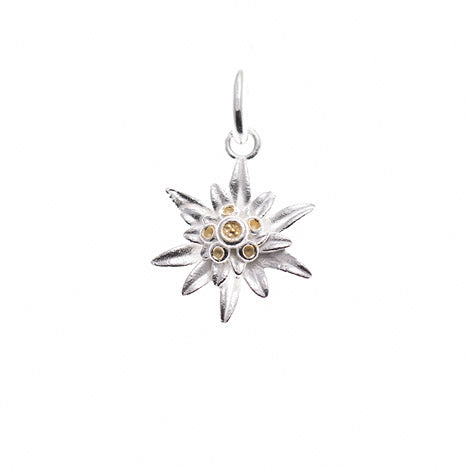 Anhänger 925 Silber Tracht Edelweiss