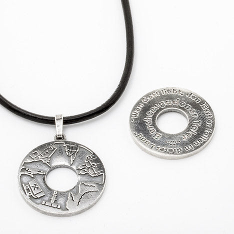 Berchtesgadener Taler mit Schlaufe 925 Sterling Silber