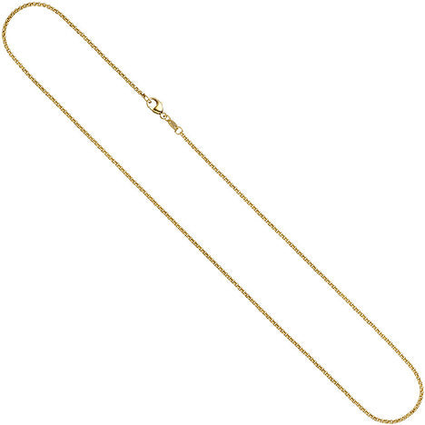 Erbskette 333 Gelbgold 1 5 mm 36 cm Gold Kette Halskette Goldkette Karabiner