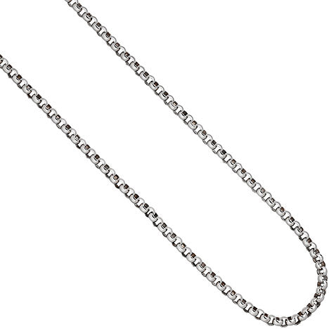 Erbskette 925 Sterling Silber 4 5 mm 45 cm Kette Halskette Silberkette Karabiner