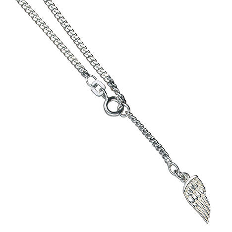 Fußkettchen Fußkette Flügel 925 Sterling Silber rhodiniert Federring
