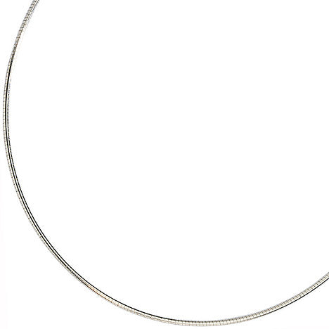Halsreif 925 Sterling Silber 1 5 mm 45 cm Kette Halskette Silberhalsreif
