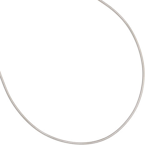 Halsreif 925 Sterling Silber 2 mm 42 cm Kette Halskette Silberhalsreif