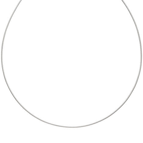Halsreif Edelstahl 1 0 mm 42 cm Halskette Kette