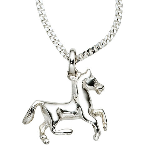 Kinder Anhänger Pferd 925 Sterling Silber Pferdeanhänger Kinderanhänger