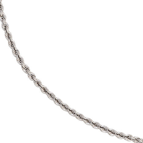 Kordelkette 585 Weißgold 3 2 mm 45 cm Gold Kette Halskette Weißgoldkette