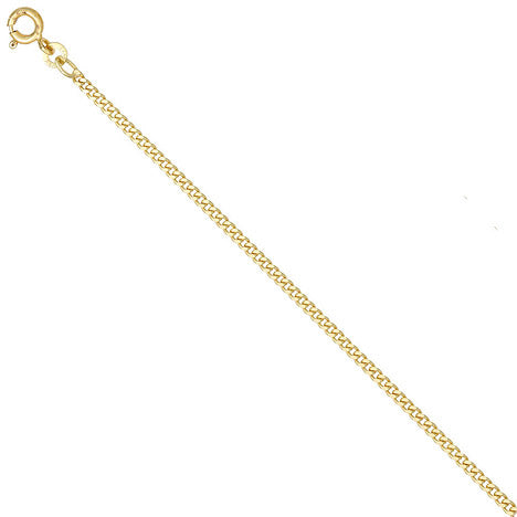 Panzerkette 585 Gelbgold 2 1 mm 42 cm Gold Kette Halskette Goldkette Federring