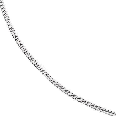 Panzerkette 585 Weißgold massiv 3 3 mm 50 cm Gold Kette Halskette Weißgoldkette