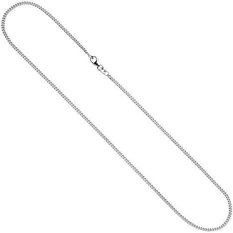 Panzerkette 925 Silber 1 7 mm 36 cm Halskette Kette Silberkette Karabiner