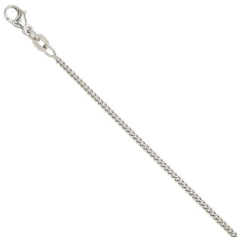 Panzerkette 925 Silber 1 7 mm 36 cm Halskette Kette Silberkette Karabiner