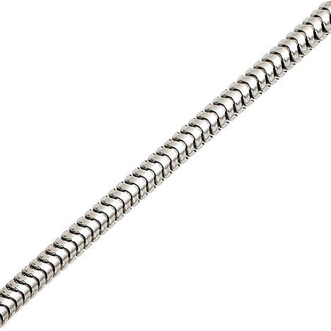 Schlangenkette 925 Silber 3 1 mm 45 cm Halskette Kette Silberkette Karabiner