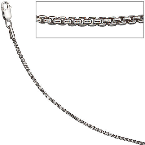 Venezianerkette 925 Silber 1 6 mm 36 cm Halskette Kette Silberkette Karabiner
