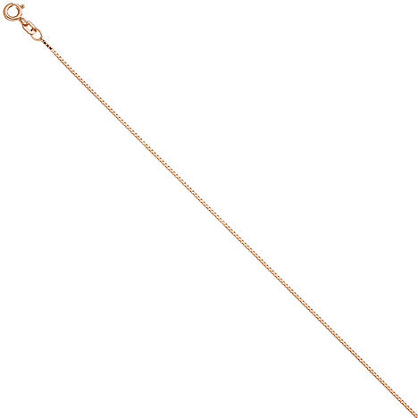 Venezianerkette 925 Silber rotgold vergoldet 0 8 mm 42 cm Kette Halskette