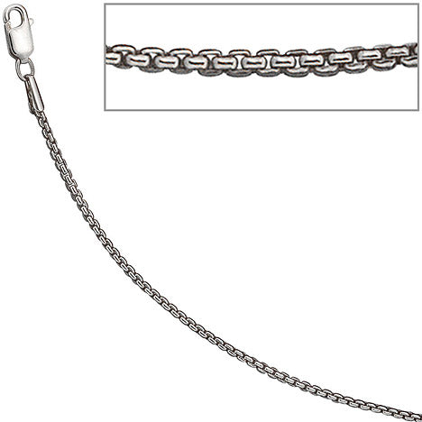 Venezianerkette 925 Sterling Silber 1 6 mm 42 cm Halskette Kette Karabiner