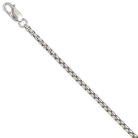 Venezianerkette 925 Sterling Silber 2 5 mm 45 cm Halskette Kette Karabiner
