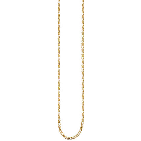 Zwillings-Panzerkette 585 Gelbgold 3 mm 45 cm Gold Kette Halskette Goldkette