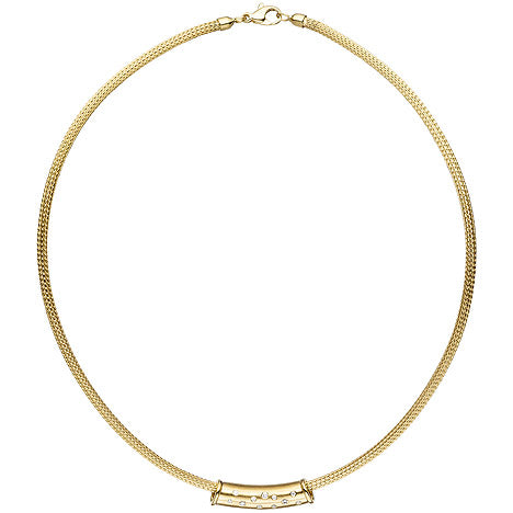 Anhänger 585 Gold Gelbgold 11 Diamanten Brillanten Goldanhänger Diamantanhänger