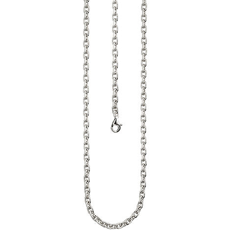 Ankerkette 925 Silber diamantiert 3 9 mm 55 cm Kette Halskette Silberkette