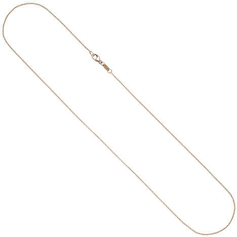 Ankerkette rund 585 Gold Rotgold 1 0 mm 40 cm Kette Halskette Rotgoldkette