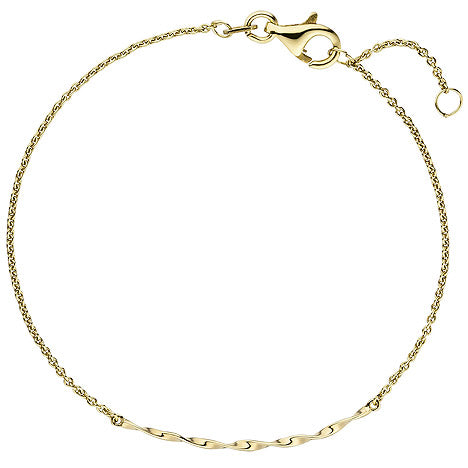 Armband 585 Gold Gelbgold 17 5 cm Goldarmband