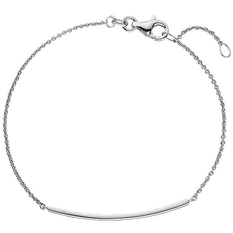Armband 585 Gold Weißgold 18 cm Weißgoldarmband