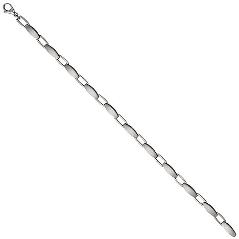 Armband 950 Platin matt 19 5 cm Platinarmband