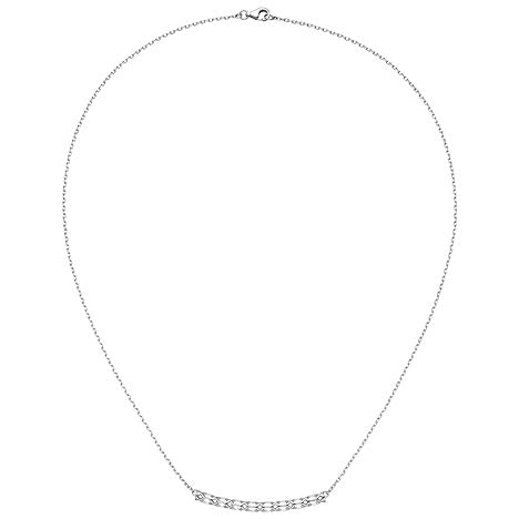 Collier Halskette 925 Sterling Silber 45 cm Kette Silberkette