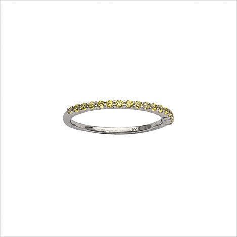Ring 925 Silber grün Größe 56