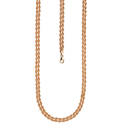 Halskette Kette 375 Gold Rotgold 45 cm Rotgoldkette Karabiner