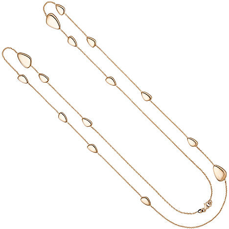 Halskette Kette 585 Gold Rotgold 90 cm Rotgoldkette Karabiner