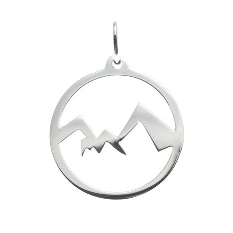 Anhänger Watzmann Berchtesgaden 925 Silber - ohne Schriftzug