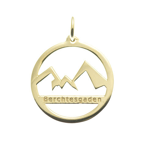 Anhänger Watzmann Berchtesgaden 925 Silber vergoldet