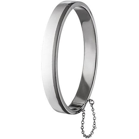 Herren Armreif Armband 925 Sterling Silber Herrenarmreif mit Sicherheitskette