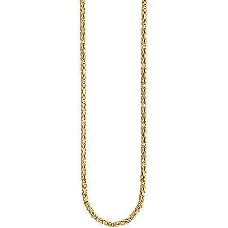 Königskette 925 Sterling Silber gold vergoldet 3 2 mm 45 cm Kette Halskette