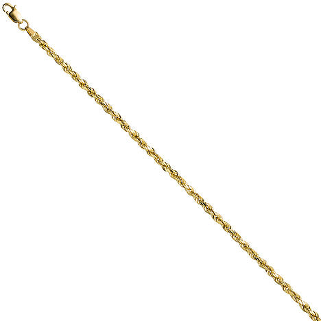 Kordelarmband 585 Gold Gelbgold 19 cm Armband Goldarmband