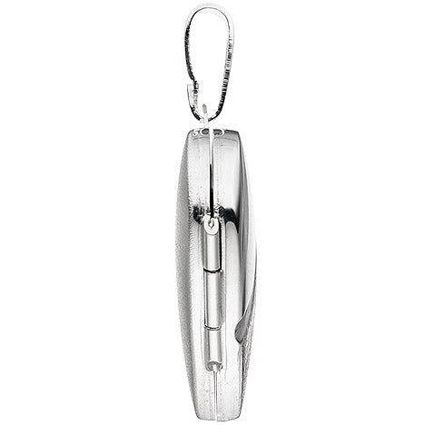 Medaillon Herz Anhänger zum Öffnen für 2 Fotos 925 Silber mit Kette 60 cm