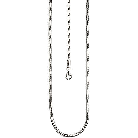 Schlangenkette 925 Sterling Silber 2 9 mm 50 cm Kette Halskette Silberkette