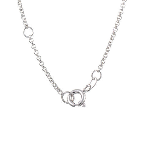 Anhänger mit Kette 925 Silber Tracht Edelweiss