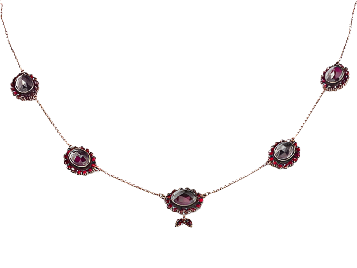 Collier Granat 925
