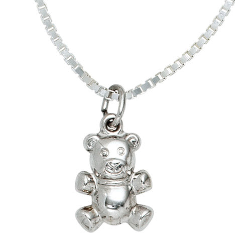 Anhänger Bär 925 Sterling Silber rhodiniert