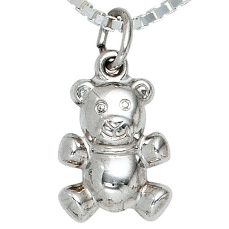 Anhänger Bär 925 Sterling Silber rhodiniert