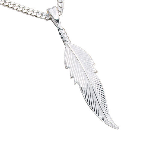 Anhänger Feder 925 Sterling Silber