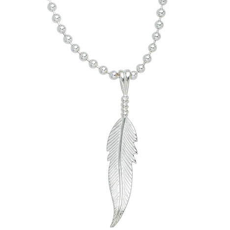 Anhänger Feder 925 Sterling Silber