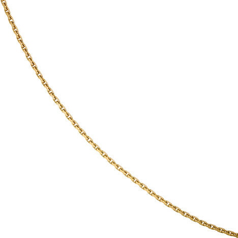 Ankerkette 585 Gelbgold diamantiert 3 mm 50 cm Gold Kette Halskette Goldkette