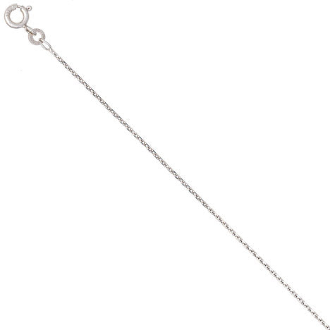 Ankerkette 585 Weißgold 1 3 mm 36 cm Gold Kette Halskette Weißgoldkette